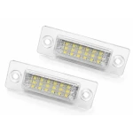 Set 2X Lampi numar LED pentru VW Touran Caddy Golf Plus Passat Transporter Skoda Superb