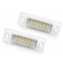 Set 2X Lampi numar LED pentru VW Touran Caddy Golf Plus Passat Transporter Skoda Superb