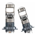 Set 2 Becuri auto LED K88 H7 280W/set cu lupa 28000lm