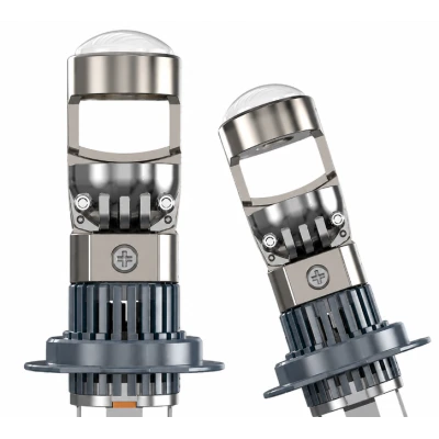 Set 2 Becuri auto LED K88 H7 280W/set cu lupa 28000lm
