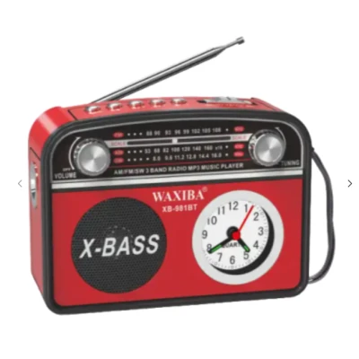 Radio Portabil XB 981BT MP3 cu Ceas 