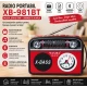 Radio Portabil XB 981BT MP3 cu Ceas 