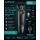 Set cu aparat de tuns fara fir VGR V 995 cu 4 distantiere autonomie 300min 2000mAh