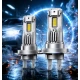 Set 2 becuri auto LED FQ5 H7 cu ventilator 12V putere 180W culoare 6000K 2 SMD 10000LM/bec