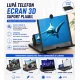 Lupa telefon 12" din PLASTIC  / Ecran de marire a telefonului / Ecran 3D Suport pliabil NEGRU