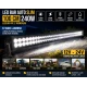 LED Bar Auto SLIM 100 CM 240W leduri pe 2 randuri 12V-24V 17.600 Lumeni