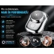 MINI Aparat de ras electric portabil cu lame rotative argintiu