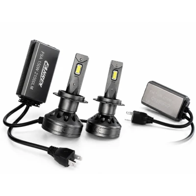 Set 2 becuri auto F9A LED H7 Canbus 150W 6000K 11000Lm 12V fara eroare