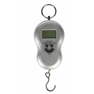 Cantar electronic portabil 40 Kg cu carlig si afisaj digital baterii Incluse colorat  MX939