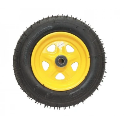 Roata roaba 350 8 cu rulment spite galbena MX276