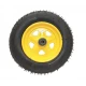 Roata roaba 350 8 cu rulment spite galbena MX276