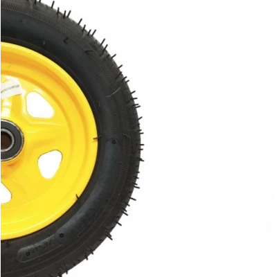 Roata roaba 350 8 cu rulment spite galbena MX276