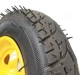 Roata roaba 350 8 cu rulment spite galbena MX276