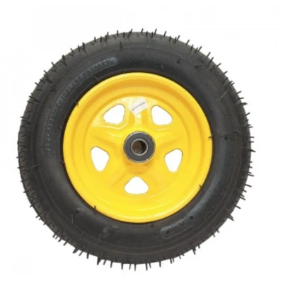 Roata roaba 350 8 cu rulment spite galbena MX276