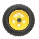Roata roaba 350 8 cu rulment spite galbena MX276