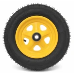 Roata roaba 350 8 cu rulment spite galbena MX276