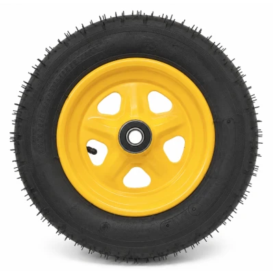 Roata roaba 350 8 cu rulment spite galbena MX276