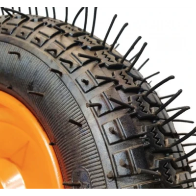 Roata roaba 350 8 ax SUBTIRE 14 inch' cu bucsa portocalie MX273