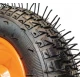 Roata roaba 350 8 ax SUBTIRE 14 inch' cu bucsa portocalie MX273