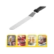 Set 2 Spatule pentru torturi 27x3cm inox negre