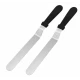 Set 2 Spatule pentru torturi 27x3cm inox negre
