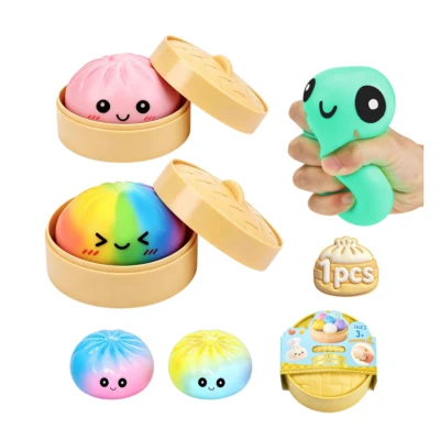 Jucarie Antistres Squishy design dragalas material elastic model si culoare aleatorie tip Jucarie senzoriala