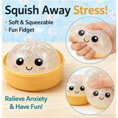 Jucarie Antistres Squishy design dragalas material elastic model si culoare aleatorie tip Jucarie senzoriala
