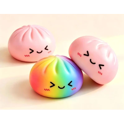 Jucarie Antistres Squishy design dragalas material elastic model si culoare aleatorie tip Jucarie senzoriala