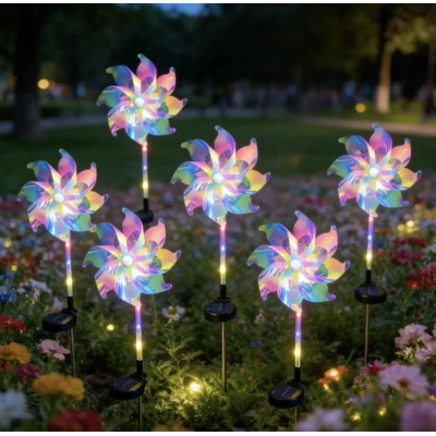 Set 2 Lampi solare decorative tip Morisca LED Multicolor cu schimbare automata a culorilor