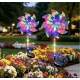 Set 2 Lampi solare decorative tip Morisca LED Multicolor cu schimbare automata a culorilor