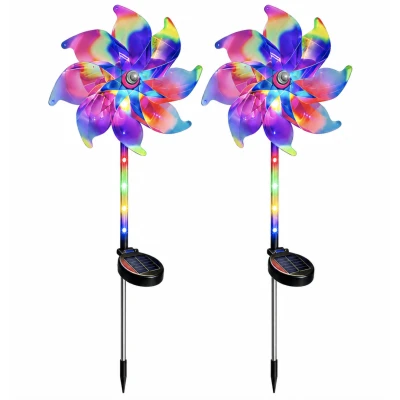 Set 2 Lampi solare decorative tip Morisca LED Multicolor cu schimbare automata a culorilor