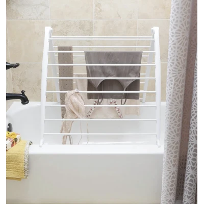 Uscator de rufe pliabil pentru spatii mici 16 suporturi din otel