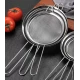 Set 3 strecuratori fine din inox cu maner dimensiuni diferite
