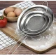 Set 3 strecuratori fine din inox cu maner dimensiuni diferite