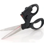 Foarfeca cu indicator luminos pentru taiat cu precizie
