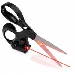 Foarfeca cu indicator luminos pentru taiat cu precizie