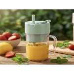 Mini blender portabil cu pahar de 420ml si incarcare USB