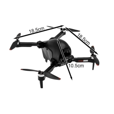 Drona Andowl GST69 cu camera 4K zbor stabilizat pana la 120 metri culoare neagra