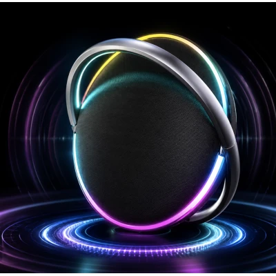 Boxa Portabila bluetooth KP 8004 putere 15W lumini RGB baterie 1500mAh USB AUX TF Hands Free