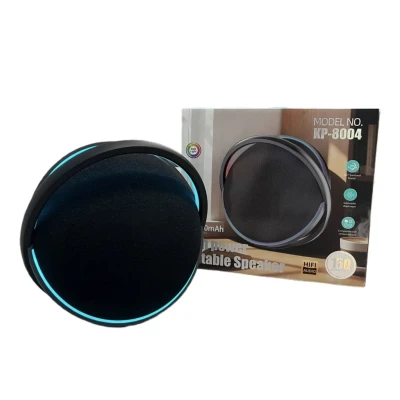 Boxa Portabila bluetooth KP 8004 putere 15W lumini RGB baterie 1500mAh USB AUX TF Hands Free