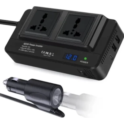 Invertor curent auto 300W 12V/220V USB CC8200