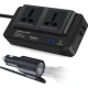 Invertor curent auto 300W 12V/220V USB CC8200
