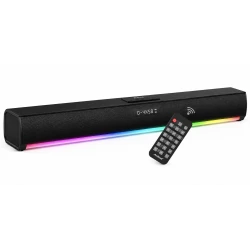 Bara de sunet wireless bluetooth cu iluminare RGB si telecomanda Andowl Q YX58