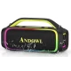Boxa wireless Bluetooth cu 2 microfoane si iluminare RGB Andowl Q YX64