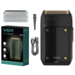 Aparat de ras electric VGR V 353 pentru barba fata si contur USB autonomie 60 minute