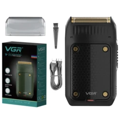 Aparat de ras electric VGR V 353 pentru barba fata si contur USB autonomie 60 minute