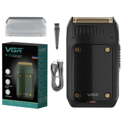 Aparat de ras electric VGR V 353 pentru barba fata si contur USB autonomie 60 minute