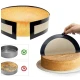 Tava de copt rotunda silicon alimentar reutilizabila rezistenta la caldura 30x30cm