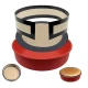 Tava de copt rotunda silicon alimentar reutilizabila rezistenta la caldura 30x30cm