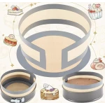 Tava de copt rotunda silicon alimentar reutilizabila rezistenta la caldura 30x30cm